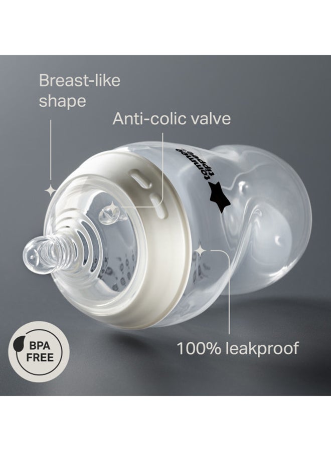 تومي تيبي 9 Piece Closer To Nature Newborn Starter Bottle Kit - Pink, 0 Months +  - Image 3