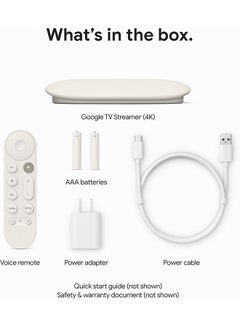 TV Streamer 4K - Fast Streaming Entertainment on Your TV with Voice Search Remote - Watch Movies, Shows, Live TV, and Netflix in 4K HDR - Smart Home Control - 32 GB of Storage - Porcelain C1930110 White - pnsku/N70143074V/45/_/1736941628/60da3605-ec13-4d99-bd83-f0d3e9fa410f