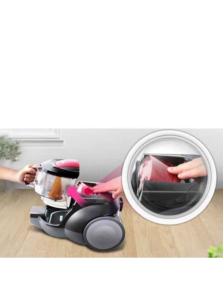LG Bagless Vacuum Cleaner, 2000 Watt, 1.3L Dust Capacity, Compact Design ( VC5420NNTB ) 1.3 L 2000 W VC5420NNTB Blue  - Image 3