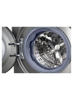 إل جي Front Load 8 Kg Vivace Washing Machine, Smart Inverter Motor, 6 Motion, Steam Wash, Direct Drive, Bigger Drum Capacity 8 L F4R3TYGCP Stone Silver  - Image 5