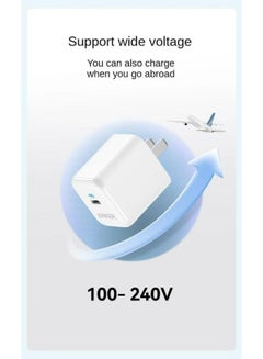 USB C Charger 20W, Anker 312 Charger, PD Compact Fast Charger with Foldable Plug for iPhone 15/15 Plus/15 Pro/15 Pro Max, 14/13/12 Series, Galaxy, Pixel 4/3, iPad (Cable Not Included) White - pnsku/N70143109V/45/_/1736931706/ba3f2fbf-7c3d-4b1f-a4b1-daa28e404a9d