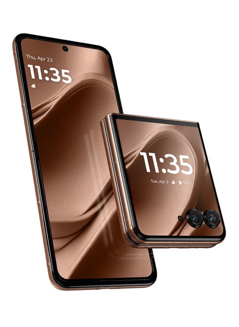 Razr 50 Ultra Dual SIM Pantone Mocha Mousse 12GB RAM 512GB  5G - Middle East Version