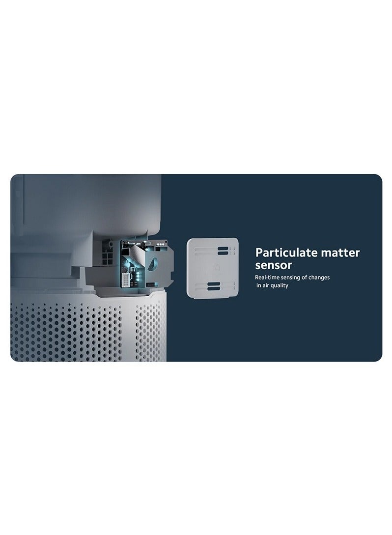 Xiaomi - Smart Air Purifier 4 Compact | High-Efficiency HEPA Filter | 99.97% Particle Removal | Ultra-Quiet Sleep Mode | Smart Control via Mi Home App | Real-Time Air Quality Monitoring | Energy Efficient BHR5860EU White - Image 1