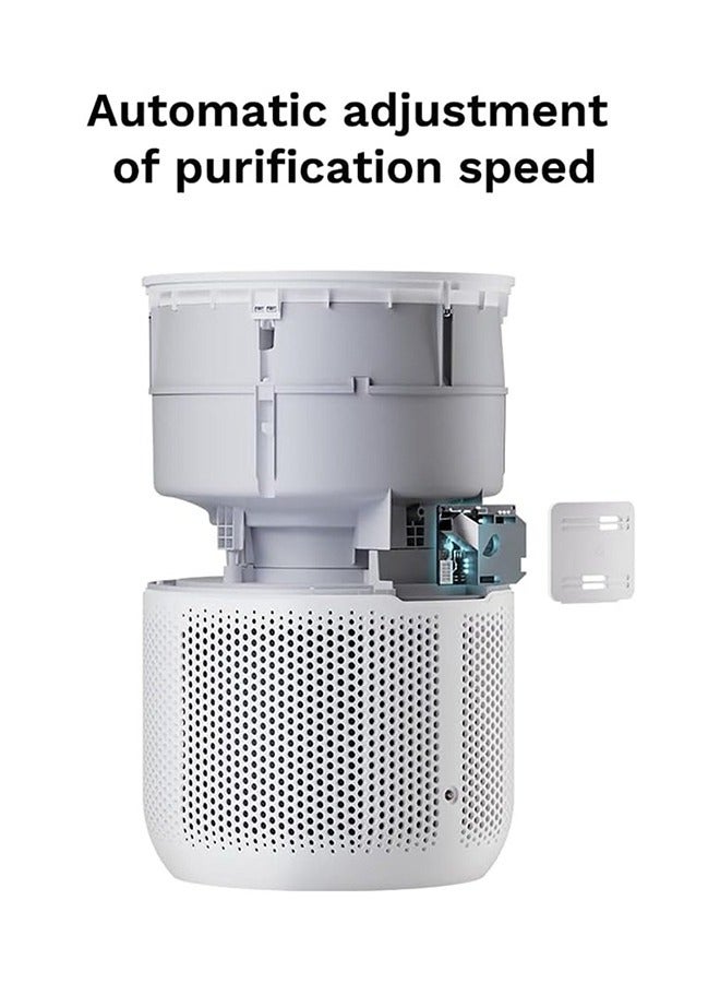 Xiaomi - Smart Air Purifier 4 Compact | High-Efficiency HEPA Filter | 99.97% Particle Removal | Ultra-Quiet Sleep Mode | Smart Control via Mi Home App | Real-Time Air Quality Monitoring | Energy Efficient BHR5860EU White - Image 1