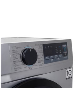 Midea Washing Machine 7kg Front Load Inverter Motor Steam Function & Drum Cleaning Indicator MFN09W70B/S 7 kg MFN09W70B/S Silver  - Image 3