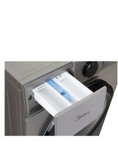 Midea Washing Machine 7kg Front Load Inverter Motor Steam Function & Drum Cleaning Indicator MFN09W70B/S 7 kg MFN09W70B/S Silver  - Image 5