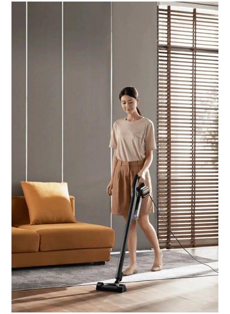 Deerma - Vacuum Cleaner 2-In-1 Handheld Vacuum Cleaner, Large Capacity Dust Box Low Noise 3-Layer Filtration System, Long Battery Life - 650 W DX700PRO Grey - Image 1
