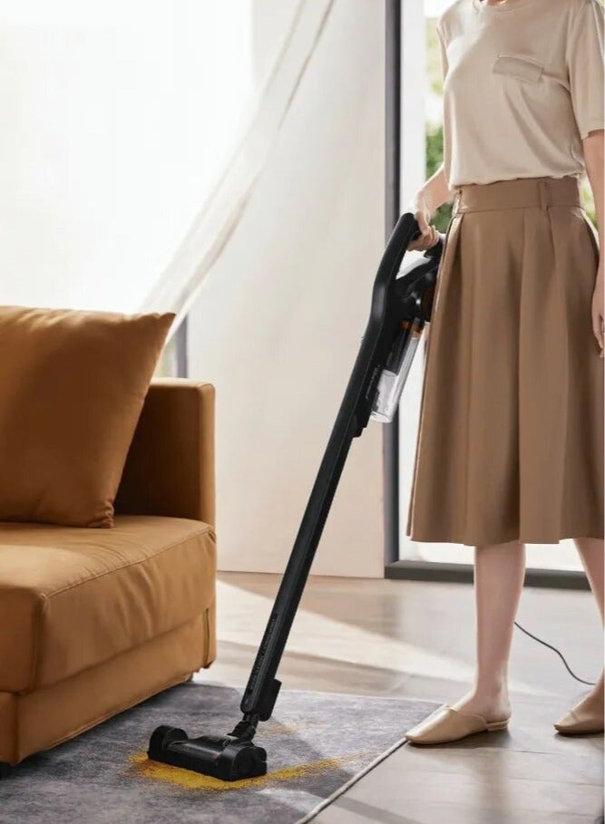 Deerma - Vacuum Cleaner 2-In-1 Handheld Vacuum Cleaner, Large Capacity Dust Box Low Noise 3-Layer Filtration System, Long Battery Life - 650 W DX700PRO Grey - Image 1