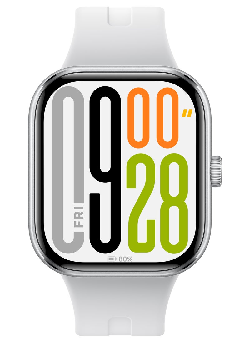 Xiaomi Redmi Watch 5 | Ultra large 2.07″ AMOLED display | 60Hz refresh rate | Dual mic call noise reduction | Upto 24 days battery life | Silver Gray - Image 1