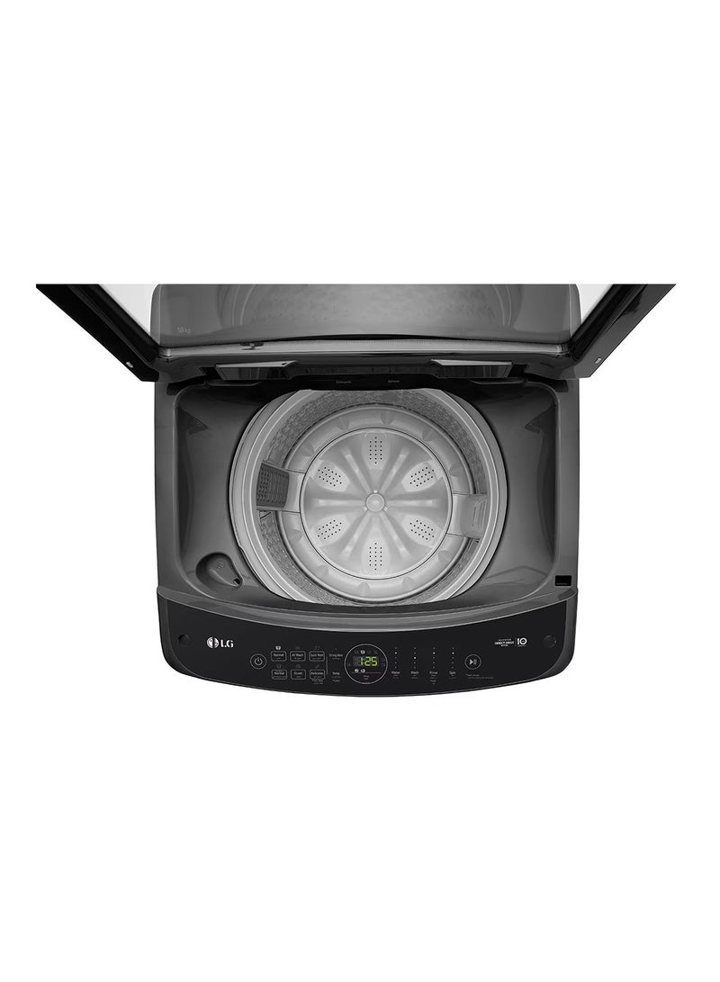 LG - New 13 KG Top Load Washing Machine with AIDD, Turbo Wash3D, Turbo Drum- T13H3SDHT2 Middle Black - Image 1