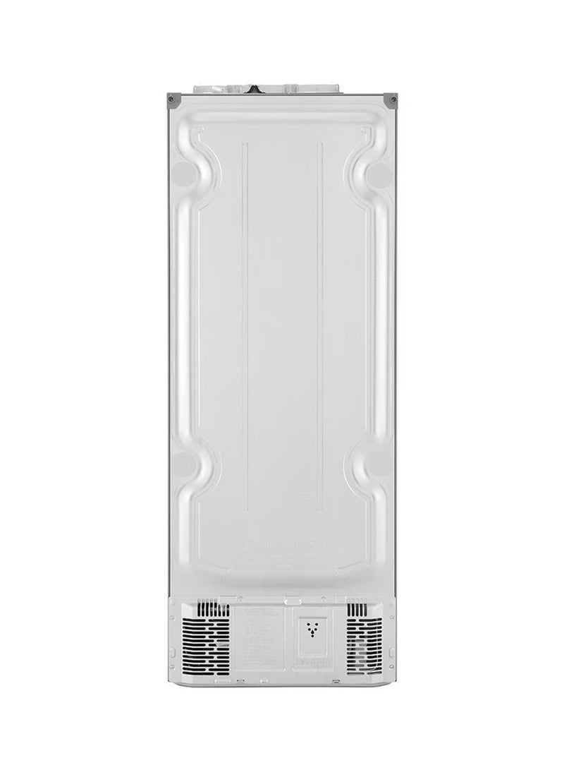 LG - 500/446 Gross and Net Capacity -LG New Bottom Mount Refrigerator , Inverter Compressor, Multi AirFlow, Smart Diagnosis - GR-F589BLCM Platinum Silver - Image 1