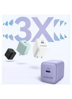 Anker USB C Charger 20W, Anker 312 Charger, PD Compact Fast Charger with Foldable Plug for iPhone 15/15 Plus/15 Pro/15 Pro Max, 14/13/12 Series, Galaxy, Pixel 4/3, iPad (Cable Not Included) Black  - Image 2