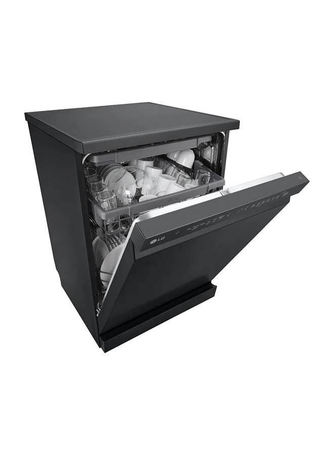 إل جي Dishwasher, 14 Place Settings, 9 Programs 7 kg DFC513FM Black  - Image 2