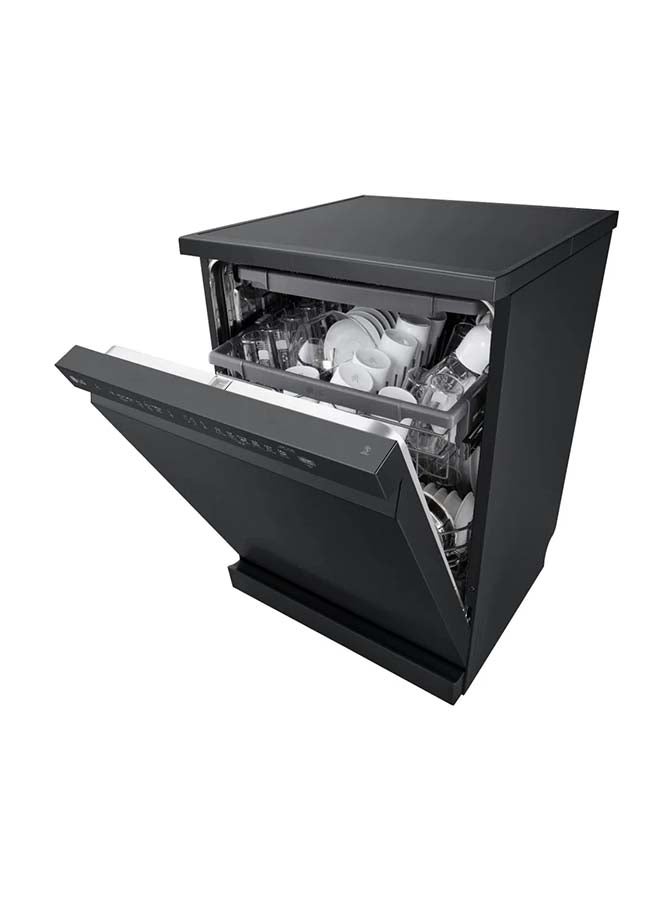 إل جي Dishwasher, 14 Place Settings, 9 Programs 7 kg DFC513FM Black  - Image 3