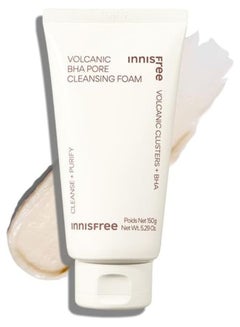 innisfree Volcanic BHA Pore Cleansing Foam, VEGAN Skincare, Cleanse And Clear Pores 150grams  - Image 1