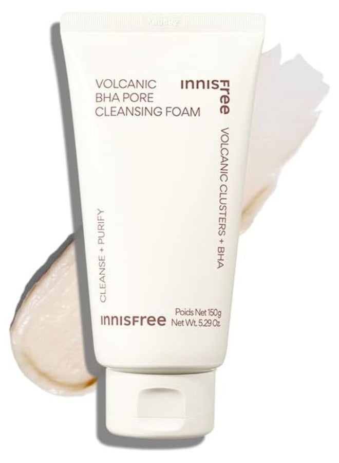 إنِّسفري Volcanic BHA Pore Cleansing Foam, VEGAN Skincare, Cleanse And Clear Pores 150grams  - Image 1