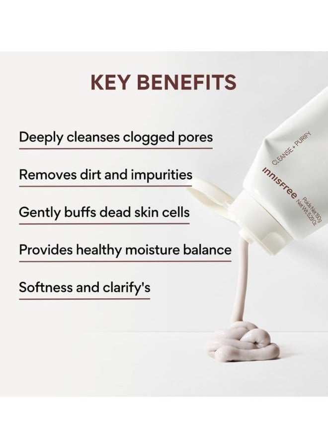 إنِّسفري Volcanic BHA Pore Cleansing Foam, VEGAN Skincare, Cleanse And Clear Pores 150grams  - Image 4
