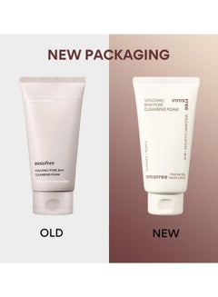 innisfree Volcanic BHA Pore Cleansing Foam, VEGAN Skincare, Cleanse And Clear Pores 150grams  - Image 2