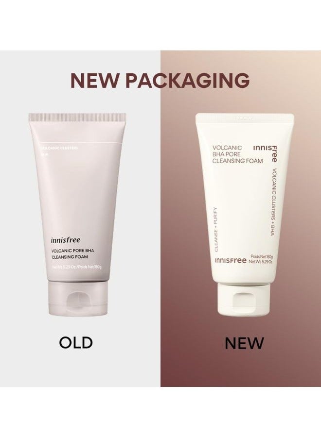 إنِّسفري Volcanic BHA Pore Cleansing Foam, VEGAN Skincare, Cleanse And Clear Pores 150grams  - Image 2