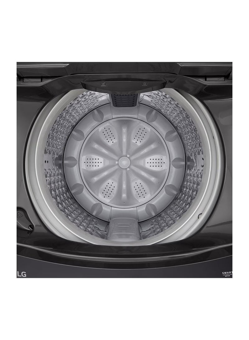 LG - 12kg Top Load Washer, Smart Inverter and Turbo Drum, 2024 T18V1NDHT2C Silver - Image 1