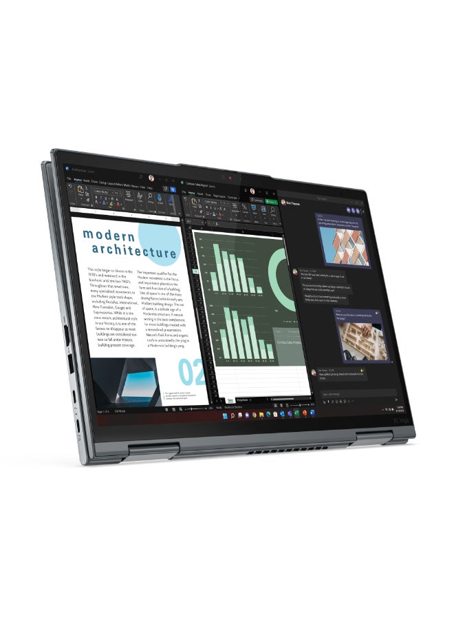ThinkPad X1 Yoga Laptop With 14-Inch Display, Core i5-1335U Processor/16GB RAM/512GB SSD/Intel Iris XE Graphics/Windows 11 Pro English Grey