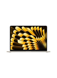 Apple MacBook Air MC9K4 Laptop With 15.3-Inch Display, M3 chip 8-core CPU and 10-core GPU Processor/24GB RAM/512GB SSD/macOS English Starlight  - Image 1