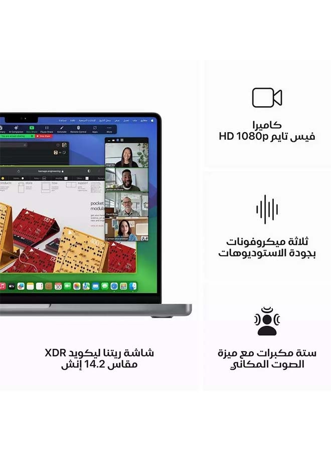 Apple - MacBook Pro MXE03 Laptop With 14.2-Inch Display, Apple M3 8 Core CPU And 10 Core GPU/16GB RAM/1TB SSD/MacOS English Space Grey - Image 1