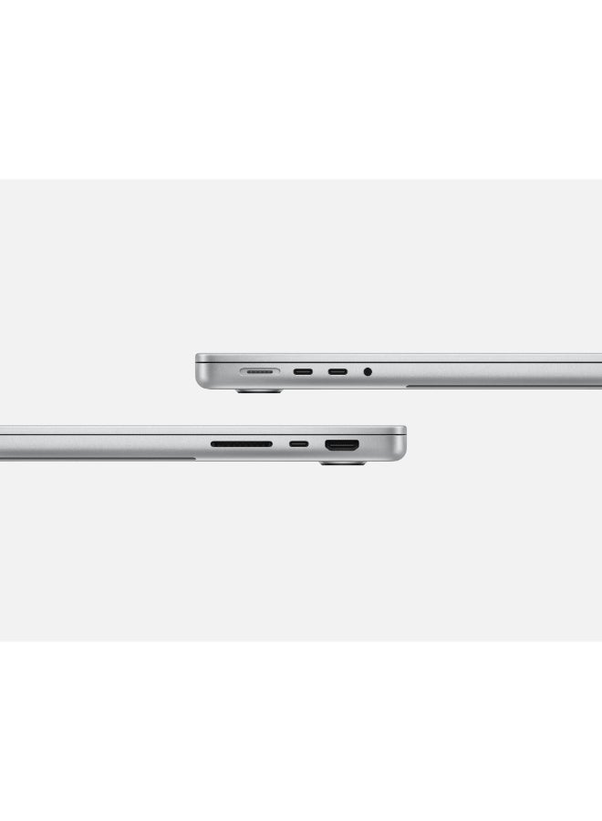 أبل - MacBook Pro MCX14 Laptop With 14.2-Inch Display, M4 chip 10-core CPU and 10-core GPU Processor/24GB RAM/1TB SSD/macOS English Silver - Image 1