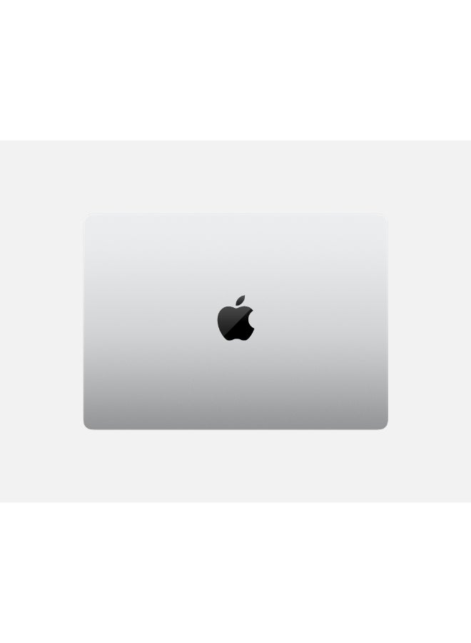 أبل - MacBook Pro MCX14 Laptop With 14.2-Inch Display, M4 chip 10-core CPU and 10-core GPU Processor/24GB RAM/1TB SSD/macOS English Silver - Image 1