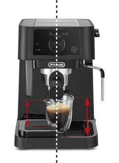 ديلونجي Stilosa Advanced Pump coffee maker 15 bar 1 L 1100 W EC235.BK Black  - Image 4