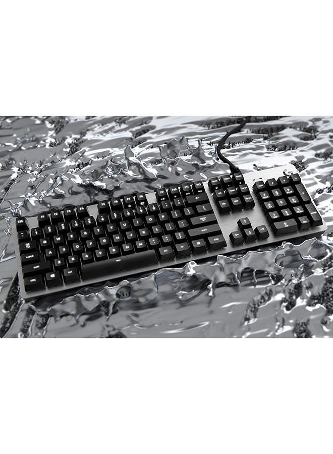 لوجيتيك - Logitech G413 Mechanical Gaming Keyboard Romer-G with USB Pass-Through - Silver, US International Layout - Image 1