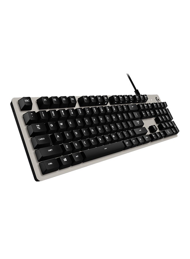 لوجيتيك - Logitech G413 Mechanical Gaming Keyboard Romer-G with USB Pass-Through - Silver, US International Layout - Image 1