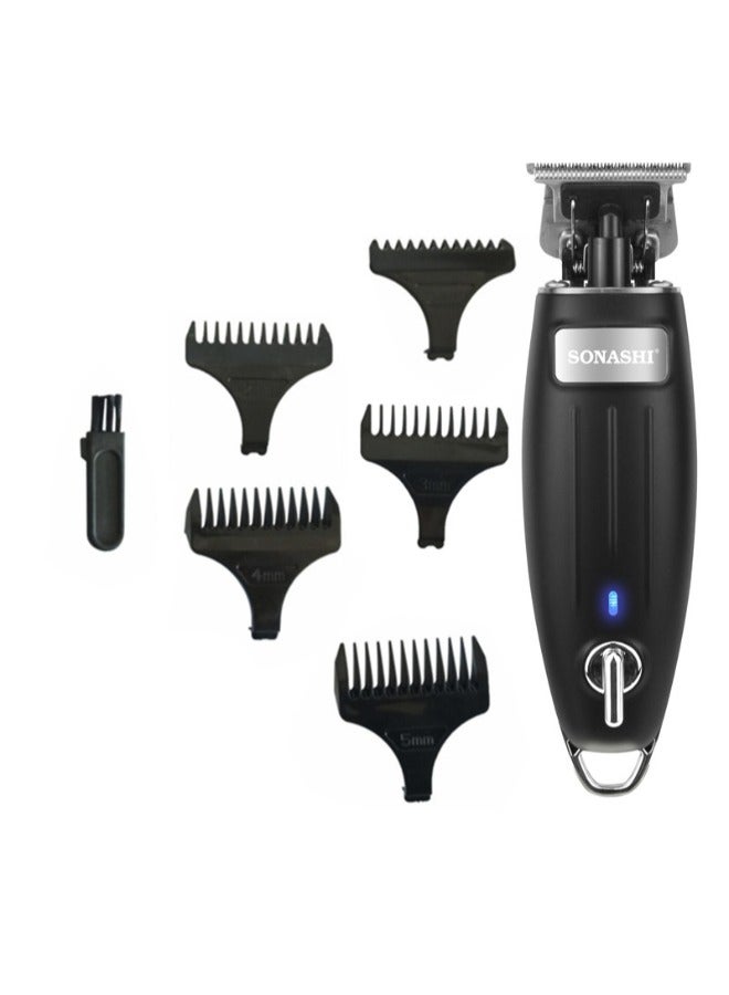 SONASHI - 7-In-1 Hair Styler 550W With Rechargeable Hair Clipper 5W Combo | Styler With Detachable Brushes And 3 Hours Continuous Working Clipper | Gifts For Men Women | Shs-3034 Blue/Grey And Shc-1054 Black - Image 1