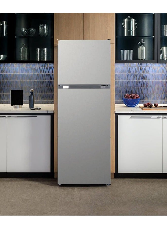 دانسات Refrigerator Two Doors - Steam - 8.9 Feet - Steel Full Inverter Operating System Electric Energy Saving All Way Cooling Distribution System - 251 L DAN1647NF Silver  - Image 3