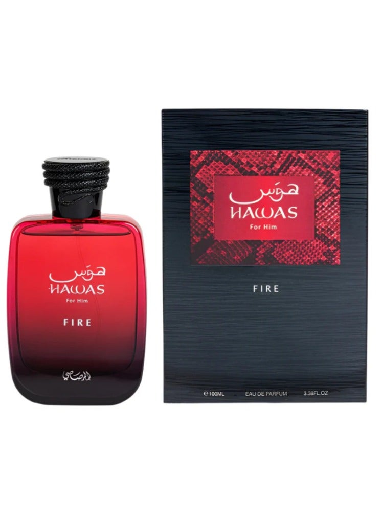 Rasasi - Hawas Fire for Him EDP 100mlml - Image 1