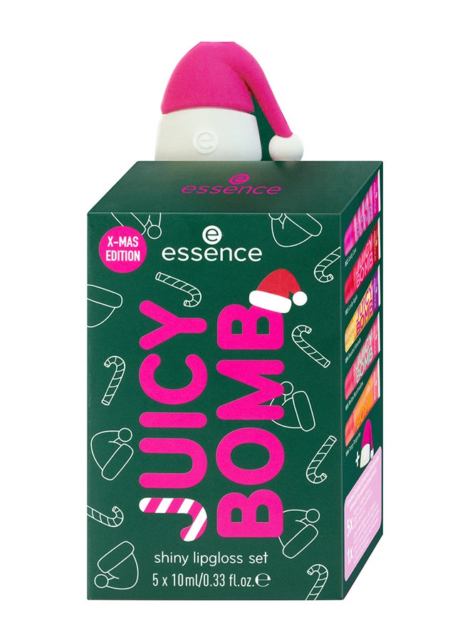 Essence Juicy Bomb Xmas Edition Shiny Lipgloss Set 01 1  - Image 2