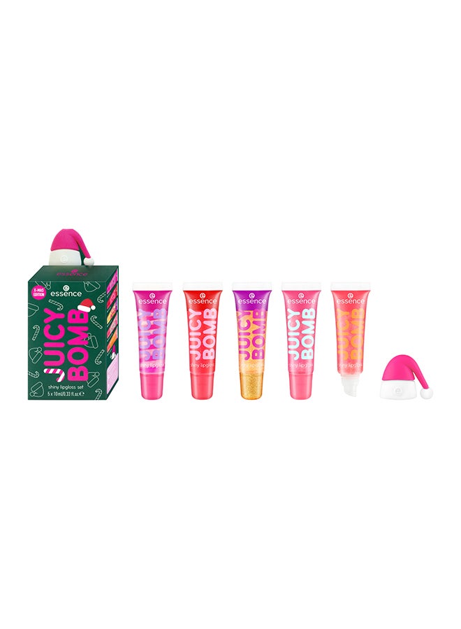 Essence Juicy Bomb Xmas Edition Shiny Lipgloss Set 01 1  - Image 1