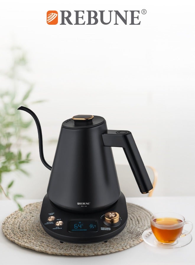 Electric kettle with an electronic base, 1000 ml 1100 W RE-1-135 Black - pnsku/N70143262V/45/_/1736945270/9b62c2cb-a699-41b9-b540-1ccf42f62435