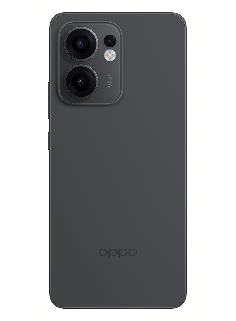 أوبو - Reno13F Dual SIM Graphite Grey 12GB RAM 512GB 5G - Middle East Version With Gift SHKOD AirLits5 Pro - Image 1
