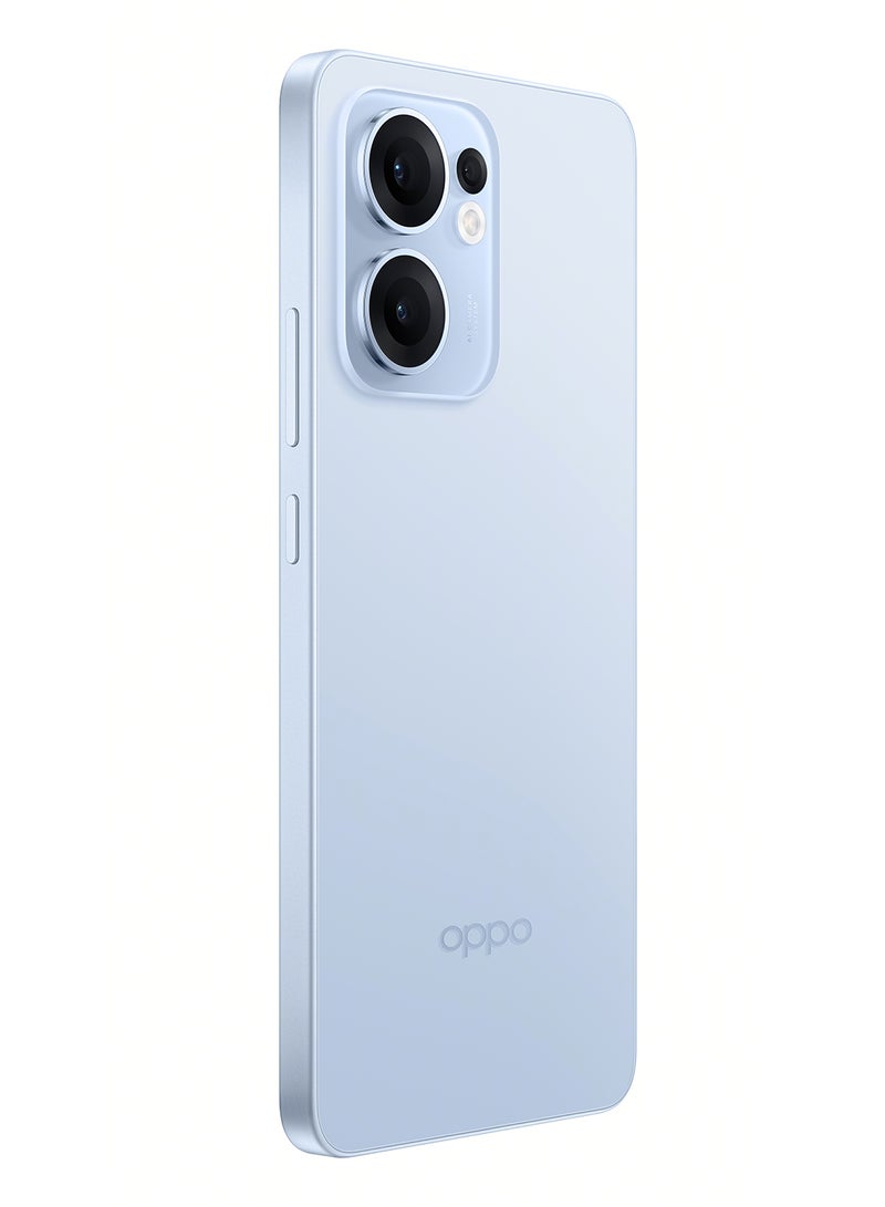 OPPO - Reno13F Dual SIM Skyline Blue 12GB RAM 256GB 5G - Middle East Version With Gift SHKOD AirLits5 Pro - Image 1