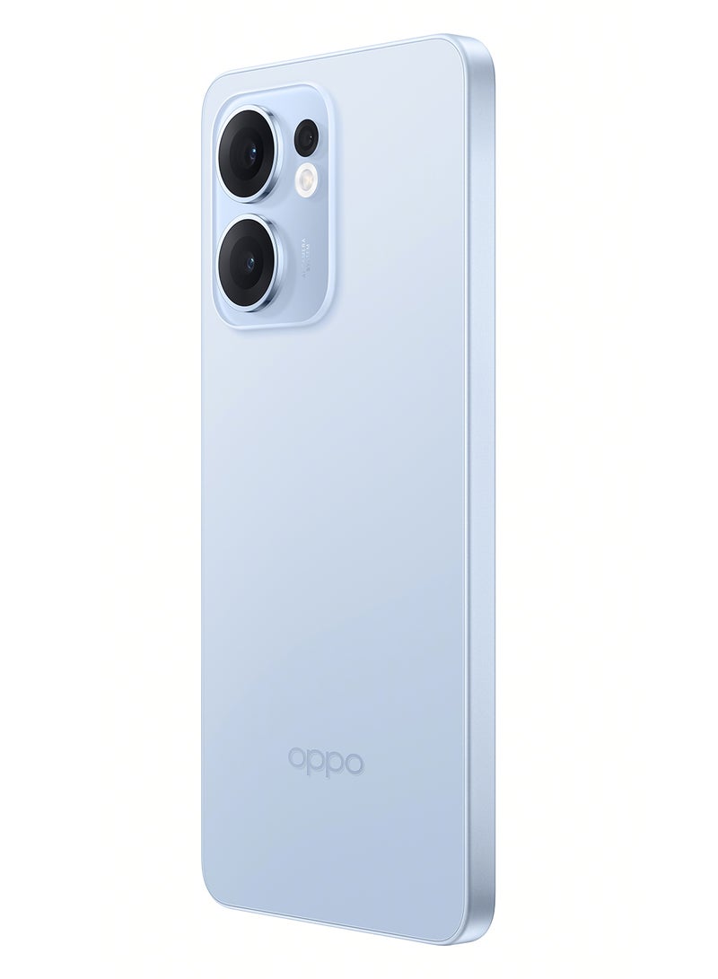 OPPO - Reno13F Dual SIM Skyline Blue 12GB RAM 256GB 5G - Middle East Version With Gift SHKOD AirLits5 Pro - Image 1
