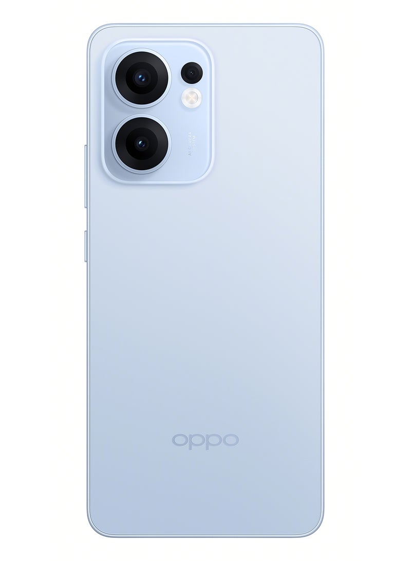 OPPO - Reno13F Dual SIM Skyline Blue 12GB RAM 256GB 5G - Middle East Version With Gift SHKOD AirLits5 Pro - Image 1