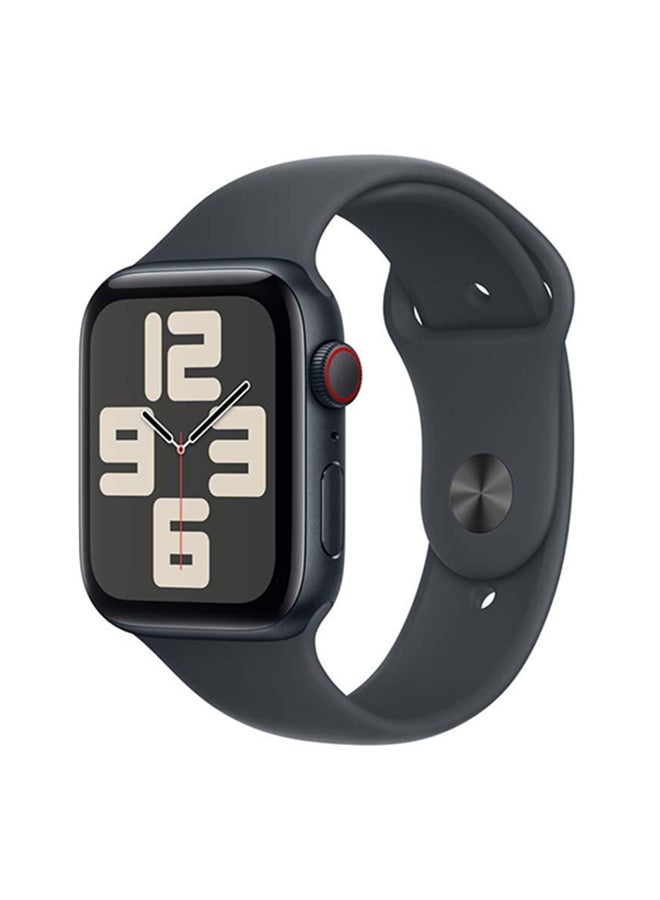 Apple - Watch Se Gps  Cellular 44Mm Midnight Aluminium Case With Midnight Sport Band  Ml Grey - Image 1