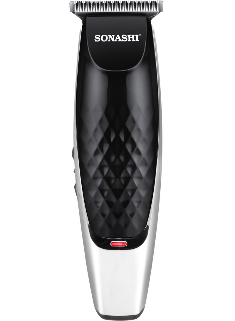SONASHI - Hair Straightener 30W With Rechargeable Hair Clipper 5W Combo | Premium Quality Hair Tools - For Long Lasting Experience | Gifts For Men Women | Shs-2067 Red/Black And Shc-1052 Black - Image 1