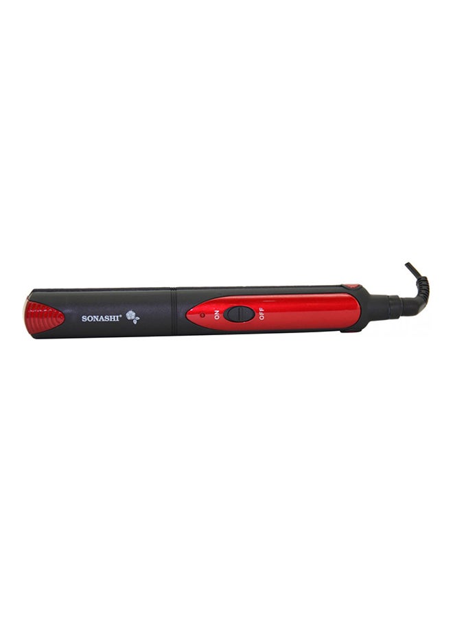SONASHI - Hair Straightener 30W With Rechargeable Hair Clipper 5W Combo | Premium Quality Hair Tools - For Long Lasting Experience | Gifts For Men Women | Shs-2067 Red/Black And Shc-1052 Black - Image 1