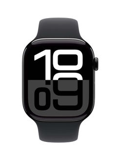 Apple Watch Series 10 Gps  Cellular 42Mm Silver Aluminium Case With Denim Sport Band  Sm Black  - Image 1