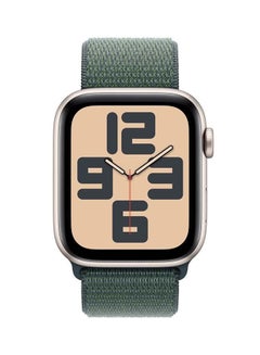 Apple Watch Se Gps  Cellular 40Mm Starlight Aluminium Case With Lake Green Sport Loop Green  - Image 2