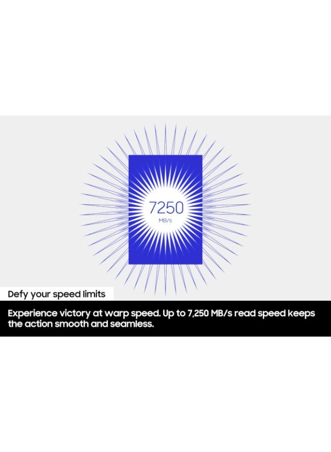 Samsung 2 TB 990 EVO Plus NVMe M.2 SSD 2TB, PCIe 4.0 x4 / PCIe 5.0 x2, NVMe 2.0 (2280), 7250MB/s Read, 6300MB/s Write, Internal SSD for Gaming and Graphics Editing, MZ-V9S2T0BW 2 TB - Image 5