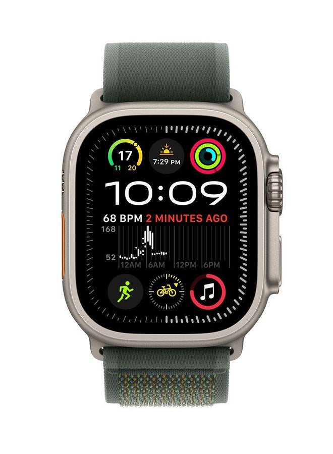 Apple 49Mm Green Trailloop Ml Natural Titanium Finish Black  - Image 3
