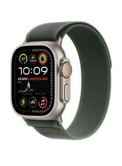 Apple 49Mm Green Trailloop Ml Natural Titanium Finish Black  - Image 2
